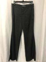 Level 99 Women&#39;s Pants Gray Linen Blend Size 25 P - $48.26