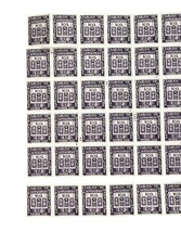 French India 1c Timbre Taxe Stamp Lot Mint Blocks Sheets Colonies image 3