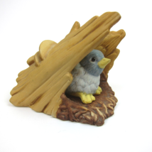 1984 Franklin Fine Porcelain Woodland Surprises Bluebird Vintage Hand Painted - £15.62 GBP