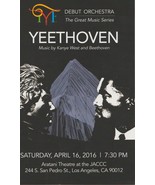 YEETHOVEN Program Yeezus, Kanye West, Yeezy YMF Orchestra Aratani Theatr... - €84,97 EUR