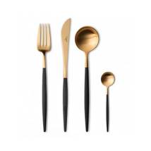 Cutipol Goa Black Gold 12 Piece Cutlery Set - £222.60 GBP