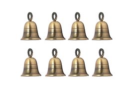 Indian Brass Bells Jingle Bells for Home Door Décor, Crafts, Chimes, Christmas D - £52.22 GBP