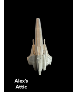 Battlestar Galactica Viper V2  3d printed  New! 8 inches White - $565.47 MXN