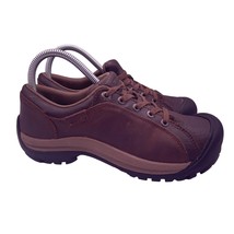 Keen Briggs Leather Brown Oxford Lace Up Low Sneakers Trail Shoes Womens... - £39.42 GBP