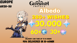 Genshin Impact | Albedo, 32000 GEMS, 280+ WISHES | EUROPE-show original titl... - £24.19 GBP
