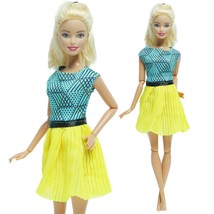 5 Set Doll Outfit T-shirt Blouses Short Trousers For Barbie Doll Accesso... - $10.78