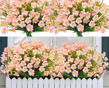 Artificial Flowers for Outdoors, 16 Pcs UV Resistant Outdoors Artificial... - $29.77