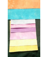 Fabric Marcus Bros. &quot;Pastel Assortment&quot; Robin Egg &amp; Baby Blue Lilac Pink... - $2.75