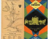 Seeing Toronto and Ontario Brochure The Greyline R-100 Airship 1930s Vis... - $47.52