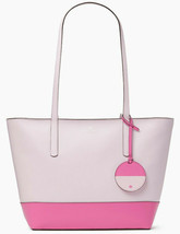 Kate Spade Briel Large Pink Smooth Leather Tote WKRU6708 NWT $329 Retail FS - £96.90 GBP