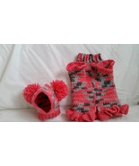 CUSTOM DOG SWEATER WITH HAT AND POM POMS $25 TO $45 - $48.02 CAD