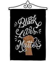 Black Lives Matter Stop Racism - Impressions Decorative Metal Wall Hanger Garden - £23.95 GBP