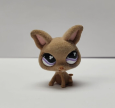Authentic Littlest Pet Shop LPS Portable Pets Flocked Fuzzy Chihuahua # 461 - £3.98 GBP