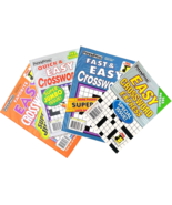 Lot 4 Dell Penny Press Easy, Quick Express Super Jumbo Crossword Puzzle ... - £11.56 GBP