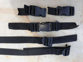 21HH04 ASSORTED NYLON STRAP HARDWARE, 1&quot; WIDE: (3) DISCONNECTS, (4) ADJU... - £6.71 GBP