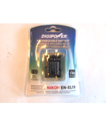 Digipower Rechargeable Battery for Nikon Camera EN-EL19 and Coolpix - $187.52 MXN