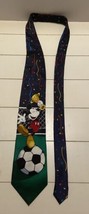 Mickey Mouse and Soccer Celebration Necktie Mickey Unlimited Blue - £6.49 GBP