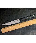 J A Henckels Steak Knife 17569 120 4 1/2 Inch Black Handle Sharp - $9.89
