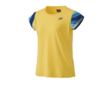 YONEX 24S/S Women&#39;s Tennis T-Shirts Sportswear Short Sleeve Yellow NWT 2... - $79.11