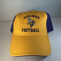 Minnesota Vikings Purple and Gold Adjustable Cap NFL Team Apparel - $14.99