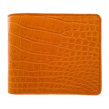 Men&#39;s Genuine Crocodile Leather Wallet Bifold Us Style Money Bag Card Purse Gift - £54.35 GBP