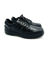 DEER STAGS Men Officer Oxford Shoes- Black, US 11M - £27.46 GBP