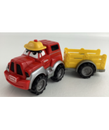 Tonka Lil Chuck &amp; Friends Talking Haulers Truck Yellow Trailer Vintage H... - €30,01 EUR