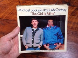 1982 Epic Records Michael Jackson Paul McCartney 7&quot; Girl Is Mine 45rpm +... - £11.79 GBP