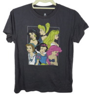 Disney Women&#39;s Size Small Dark Gray Disney Princess Tee - £7.87 GBP