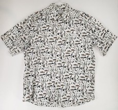 Columbia Shirt Mens Large White Casual Dadcore Outdoor Fishing Sportswear - £18.87 GBP