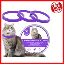 3 Pack Adjustable Cat Calming Collars with Pheromones - Stress Relief fo... - $534.08 MXN