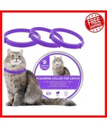 3 Pack Adjustable Cat Calming Collars with Pheromones - Stress Relief fo... - $515.67 MXN