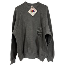 Fruit Of The Loom Blank Sweatshirt Mens Size XL Gray Made In USA 90s Vin... - £21.57 GBP