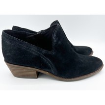 Lucky Brand Women&#39;s Feltyn Bootie Ankle Boot Black Oiled Suede Size 8.5 New - £35.97 GBP