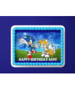 Gaming Sonic Birthday Cake Topper for kids - $10.99