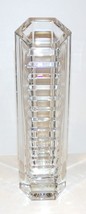 Exquisite Htf Lenox Crystal Ovations Geometry 9&quot; Bud Vase - £43.05 GBP