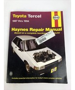 Toyota Tercel Haynes Repair Manual ( 1987 thru 1994 ) # 92085 - $17.66 CAD
