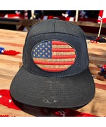 AMERICAN FLAG ADJUSTABLE SNAPBACK HAT CAP 7 PANEL - $200.50 MXN