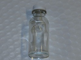 1 oz. Glass Lure Bottle With Cap 1 ounce boston round trapping sale new - £3.41 GBP+
