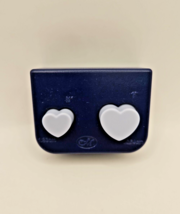 Creative Memories Double Shape Punches Hearts 1 &#39; and 3/4&quot; inch blue craft art - £6.99 GBP