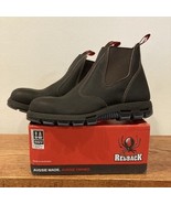 Redback Bobcat Brown Oil Kip Elastic Sided Steel Toe Work Leather Boot S... - $168.51 CAD