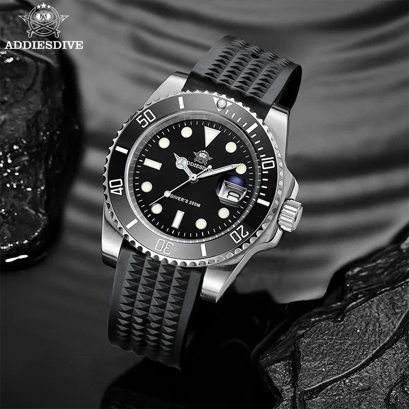ADDIESDIVE MY-H3-2 Men&#39;s Dive Quartz Watch 41mm Fashion Stainless Steel ... - $1,380.79 MXN+