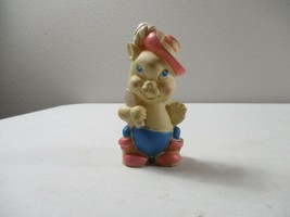 Vintage 1950s Baby World Rubber Pig Squeak Toy 5” tall working - £17.92 GBP