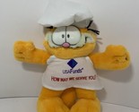 Fine Toy Co USAFunds Garfield vintage plush cat stuffed animal chef hat ... - £10.22 GBP