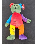 TY Beanie Baby - Frankenteddy- Red &amp; Purple Feet NEW with Tags - €4,20 EUR