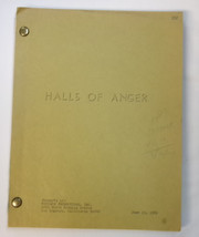 HALLS OF ANGER Original 1969 Screenplay Racism &amp; Integration Calvin Lock... - $225.00