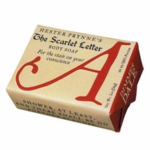 Hester Prynne&#39;s The Scarlet Letter Body Soap Bar For Stain On Your Conscience - £3.13 GBP