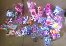 Lot of 42 My Little Pony Figures 2&quot; up to 6&quot; 2006 to 2016 Hasbro with McDonalds - £29.40 GBP