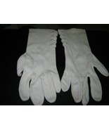 Vintage Ladies Open Vent Side White Gloves - £8.42 GBP