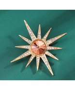Rose gold north star pin brooch - €11,24 EUR